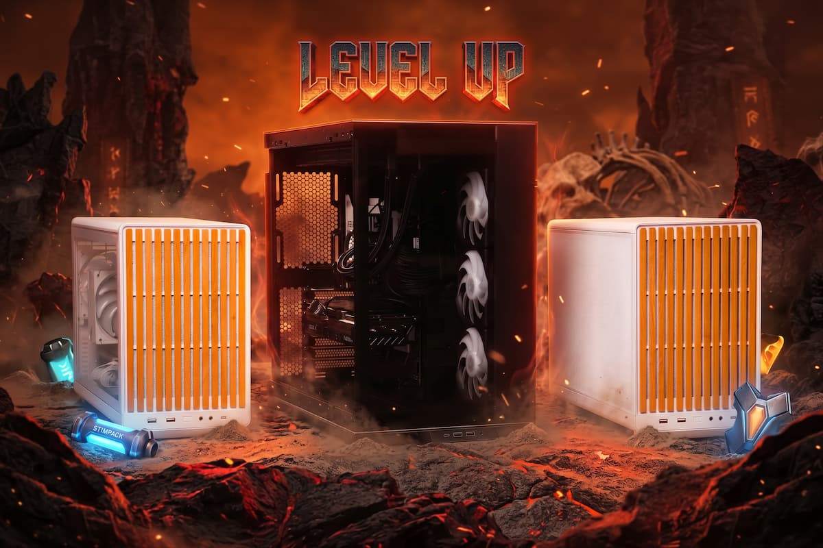 Herní PC ASOME Gaming Overkill s RGB podsvícením a vánoční mašlí