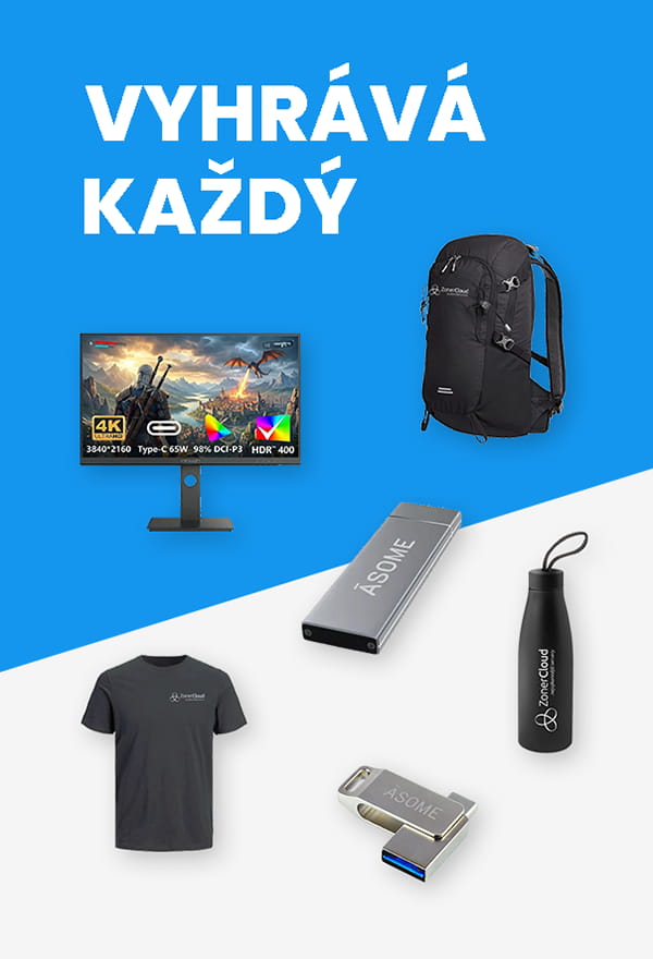 Velká letní soutěž ZonerCloud 2026: křížovka o 4K monitory a další ceny